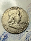 1954-D Denver Mint 90% Silver Franklin Half Dollar