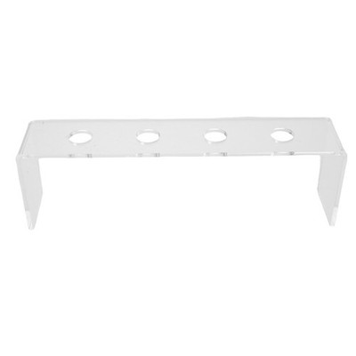 Reusable Acrylic Wine Stopper Display Stand 4 Slot Clear Countertop Organizer