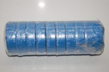 BLUE 3M 165 Temflex 3/4" Vinyl Electrical Tape 10 rolls 60' Each 600' Total