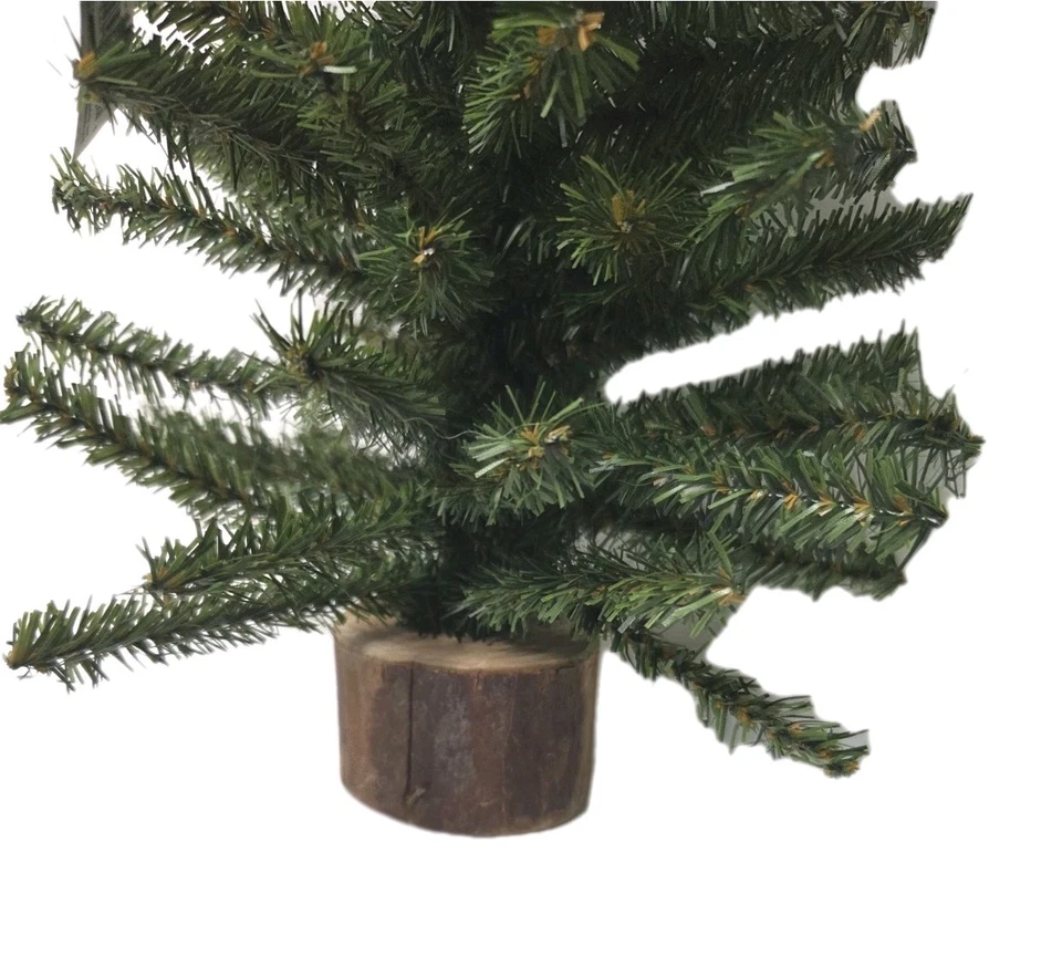 Kurt S Adler 20" Faux Unlit Christmas Tree 20" Tall - Image 4 of 4