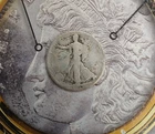 Silver 1935 D Rare Date Walking Liberty good looking coin    TP-10694