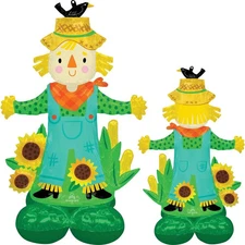 Anagram Scarecrow 56'' Airloonz Balloon Fall Halloween Balloon NO HELIUM NEEDED