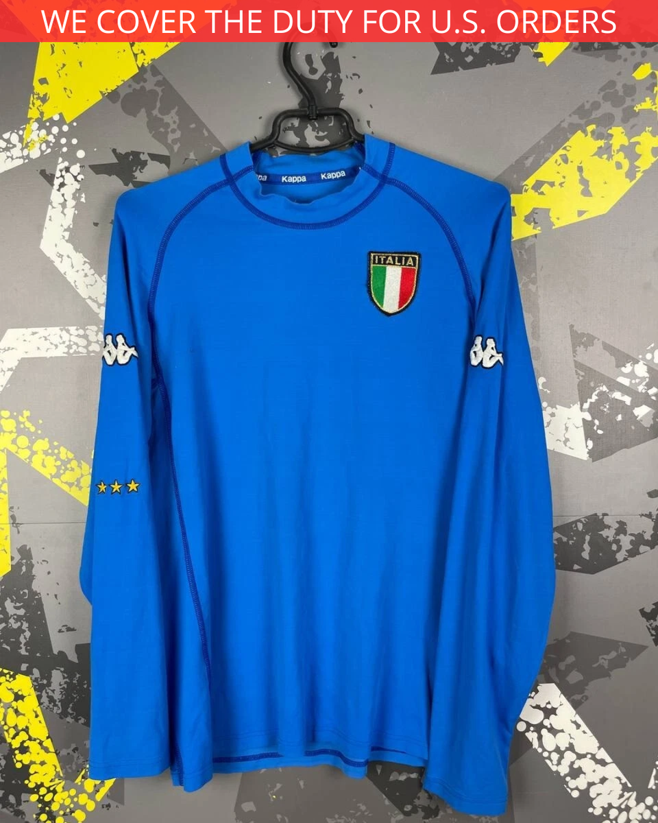 Italy Jersey Long Sleeve Home football shirt EURO 2000 - 2002