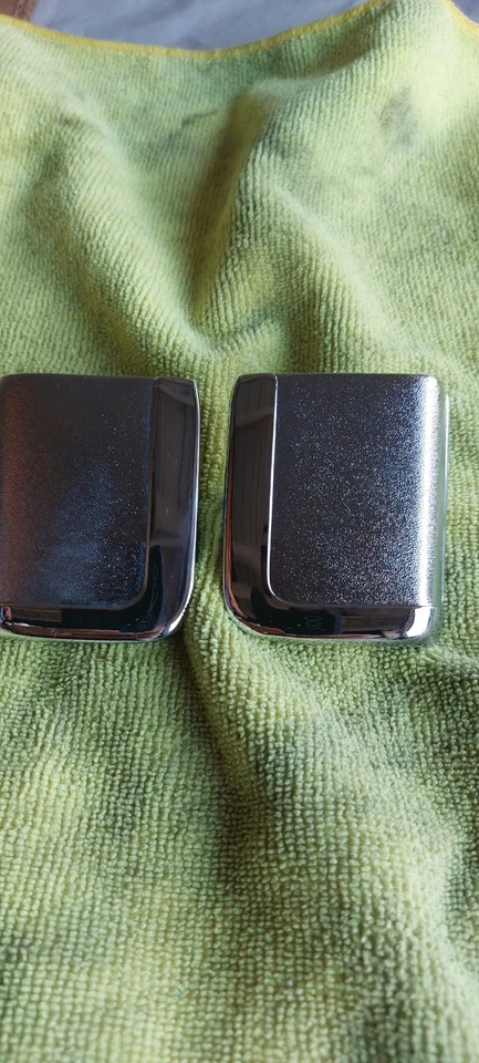 Dodge Ram B150 1990 juego de manijas de puerta interior piezas cromadas limpias OEM Foto 2 de 4