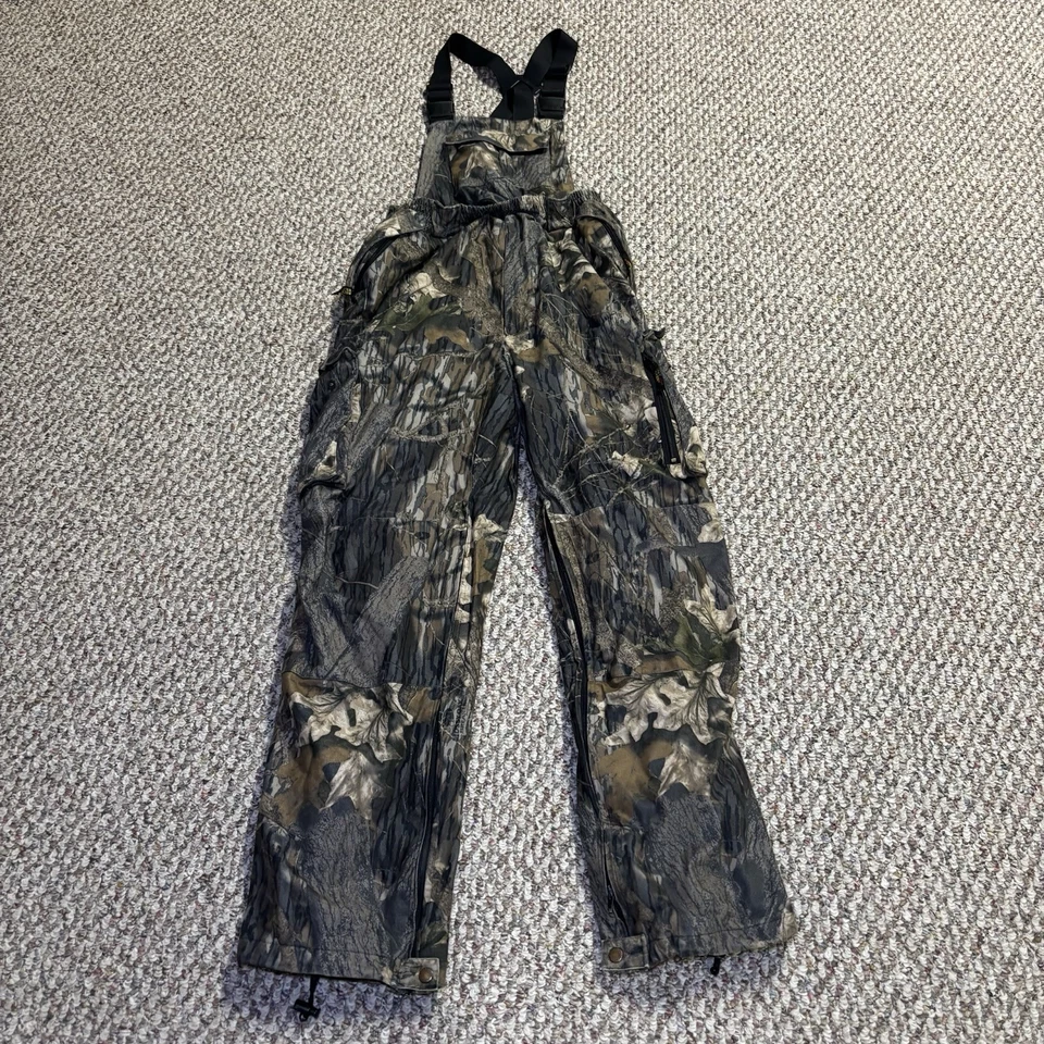 Scent Blocker Plus Camo Mossy Oak BiBS Mens Size XL Hunting Outdoor Overalls - Image 2 of 4
