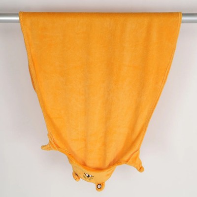 Poncho, Größe: 130, Gelb/Orange, Fleece, Mädchen #qmX