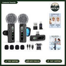 Ultimate USB-C Wireless Microphone Kit with Windscreen Rechargeable Design