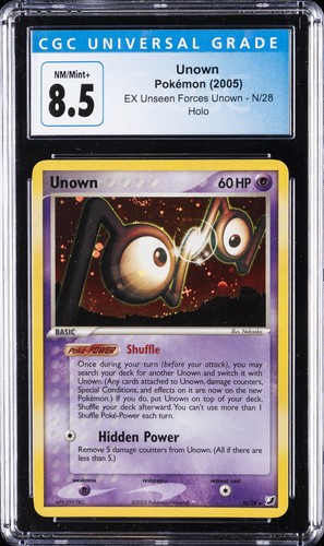 Unown graded CGC 8.5 for sale on eBay
