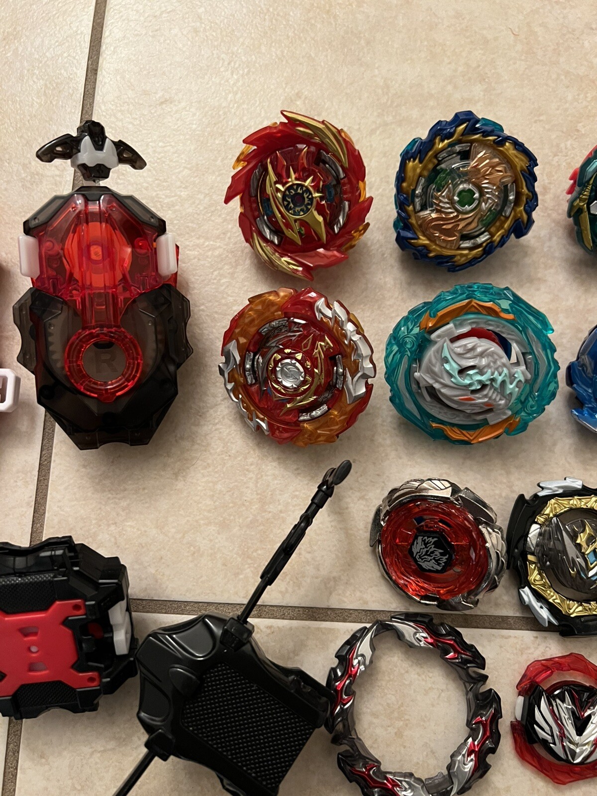 Beyblade Lot Of Mixed Parts RARE (L)