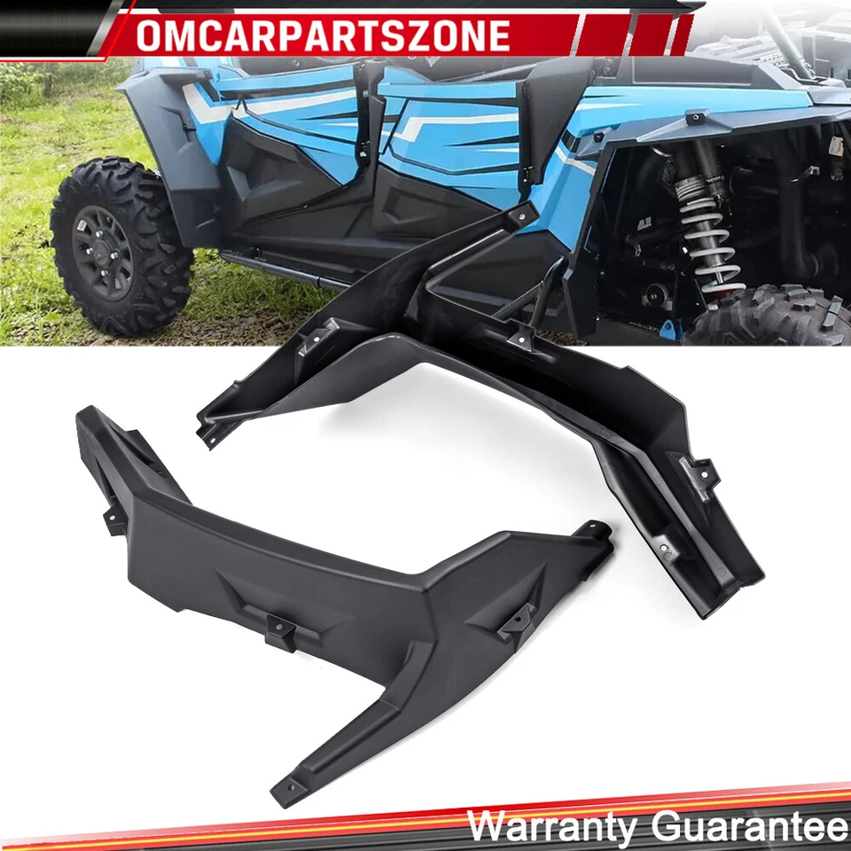 Guardabarros de 8,5" de ancho mejorado para Polaris 2014+ RZR S/XP 1000 4 900 TURBO Foto 4 de 4