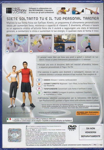EYE TOY: KINETIC - PS2 (NEW SEALED) ITALIAN - Picture 2 of 2
