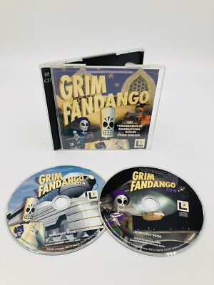 Grim Fandango Lucas Arts PC 1998 Jewel Case CDROM