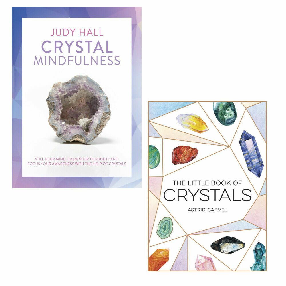 Crystal Mindfulness, The Little Book of Crystals 2 Books Collection Set PB NEW - Image 2