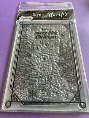 FÜR DIE LIEBE ZU BRIEFMARKEN EINE GLITZERNDE JAHRESZEIT EISBÄR BERG HUNKYDORY.