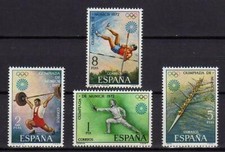 A7808) ESPAGNE 1972 Scott#1725/28 MNH** OLYMPIQUES 4v
