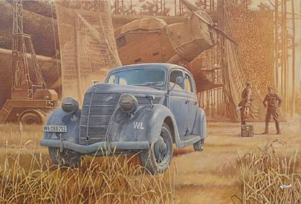 A。 Roden RN817 - 1/35 Ford V8-G81A Special (1938), scale