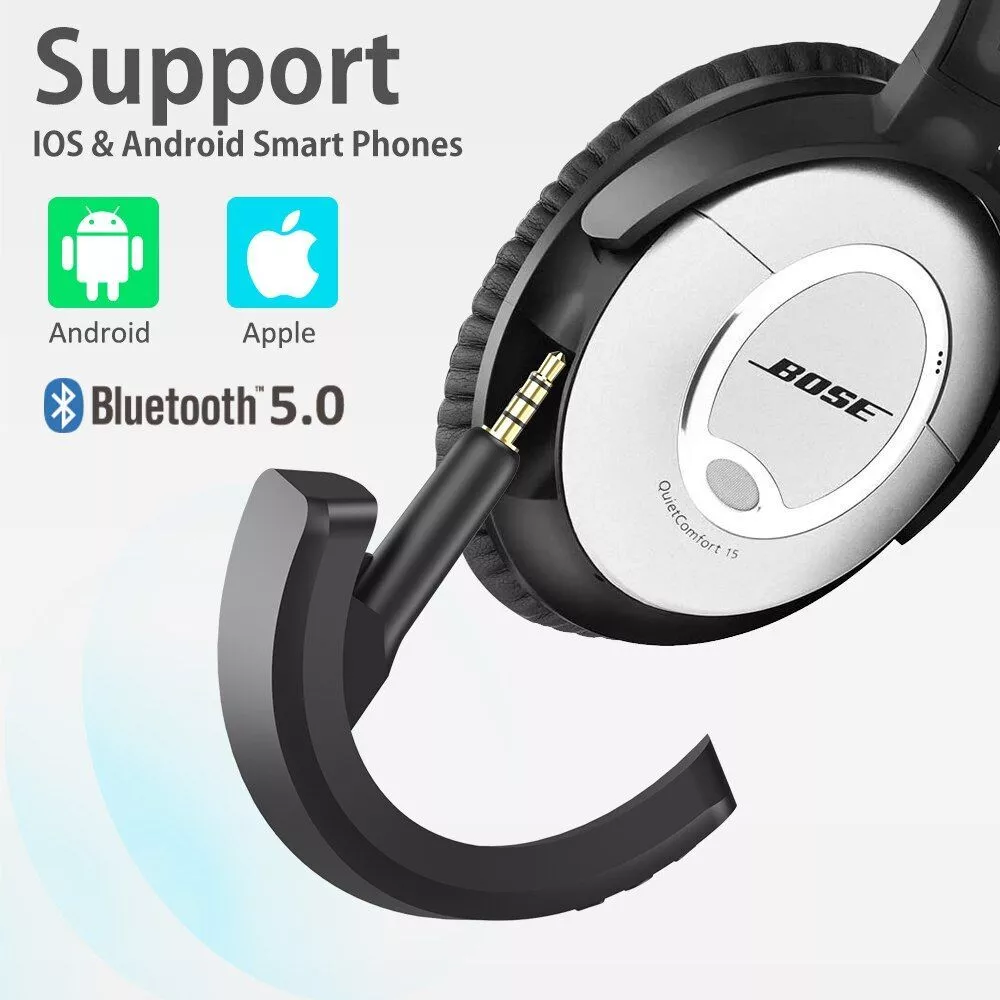 Wireless Bluetooth-Compatible Adapter For Bose QC QuietComfort 15