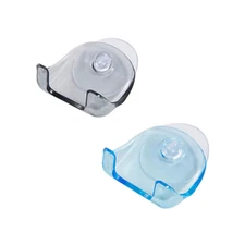 2PCS Shower Hook Wall Razor Holder Wall-mounted Hanger Hooks Suction Cup