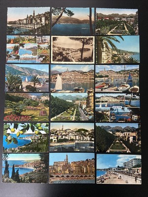 ZZ198- Lot de 18 Cartes Postales - Menton - 06 Alpes Maritimes - CPSM Couleur