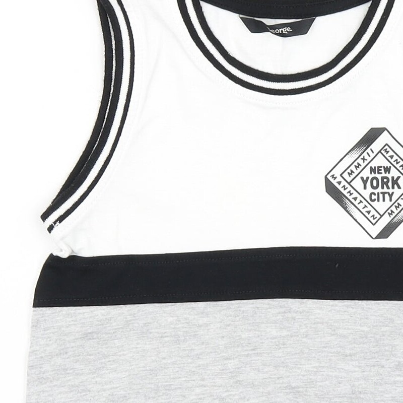 George Boys Grey Cotton blend Tank Size 5-6 Years image 6
