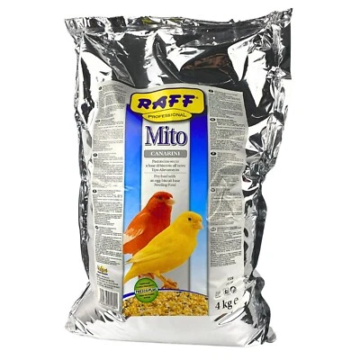 RAFF PROFESIONAL Mito Canarini egg paste recommended for birds and pigeons rich in protein (4kg)