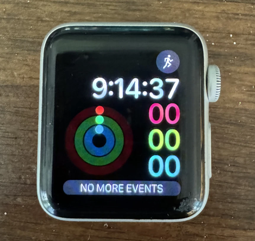 3- Apple Watch Series 3 38mm Silver Aluminum Case with Multiple Bands - Image 4 of 4