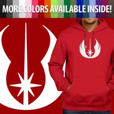 Pullover Hoodie Jacket Hooded Sweater Star Wars Legacy Jedi Order Symbol