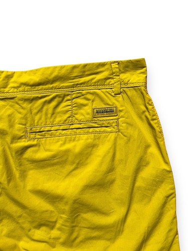 Napapijri Geographic Yellow Shorts Mens Size W34” NP0A4F9V - Picture 6 of 9