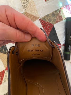 Johnston & Murphy Sanborn Cap Toe Oxford Men’s 10M Tan Brown Leather Dress 2540 Men main image 4