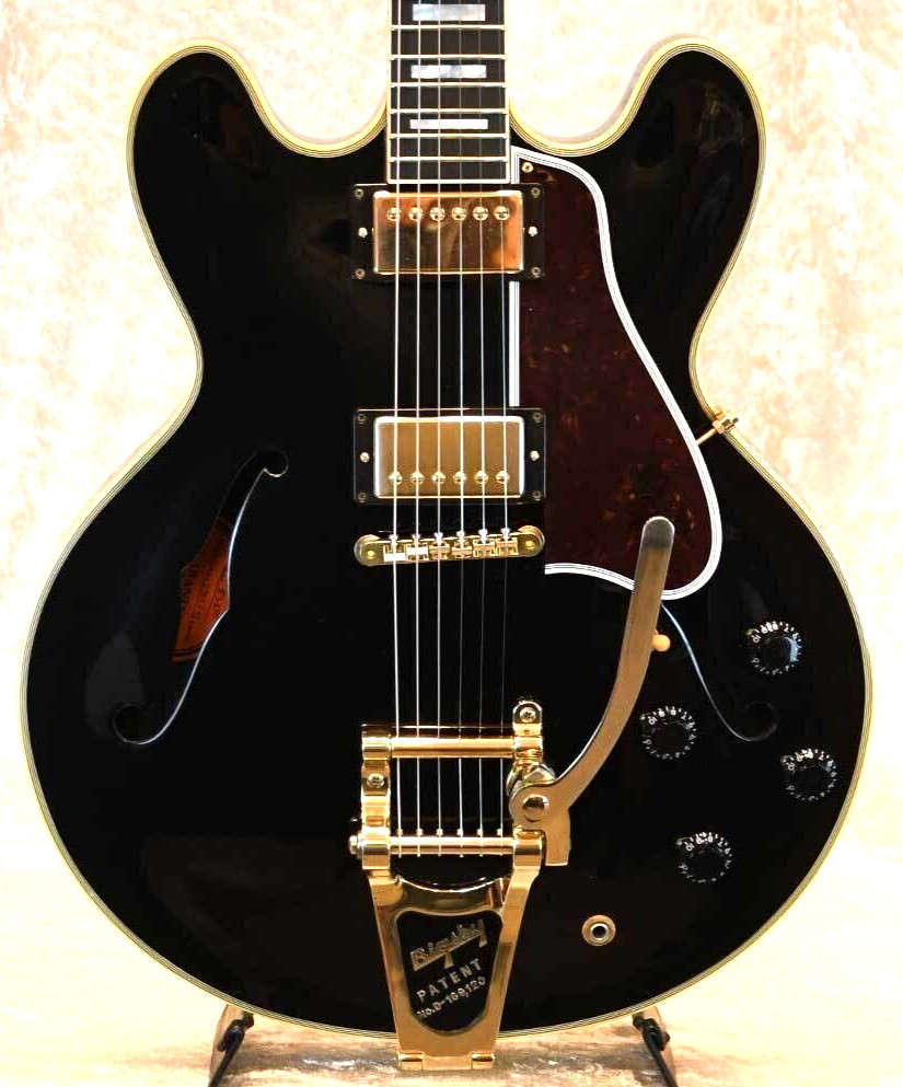 Gibson Memphis 2015 Limited Run ES-355 Bigsby Black Electric 