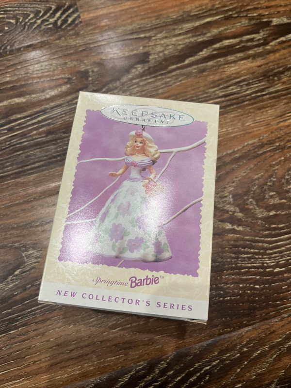 1995 Hallmark Keepsake Springtime Barbie #1 in Collector Series Spring Ornament