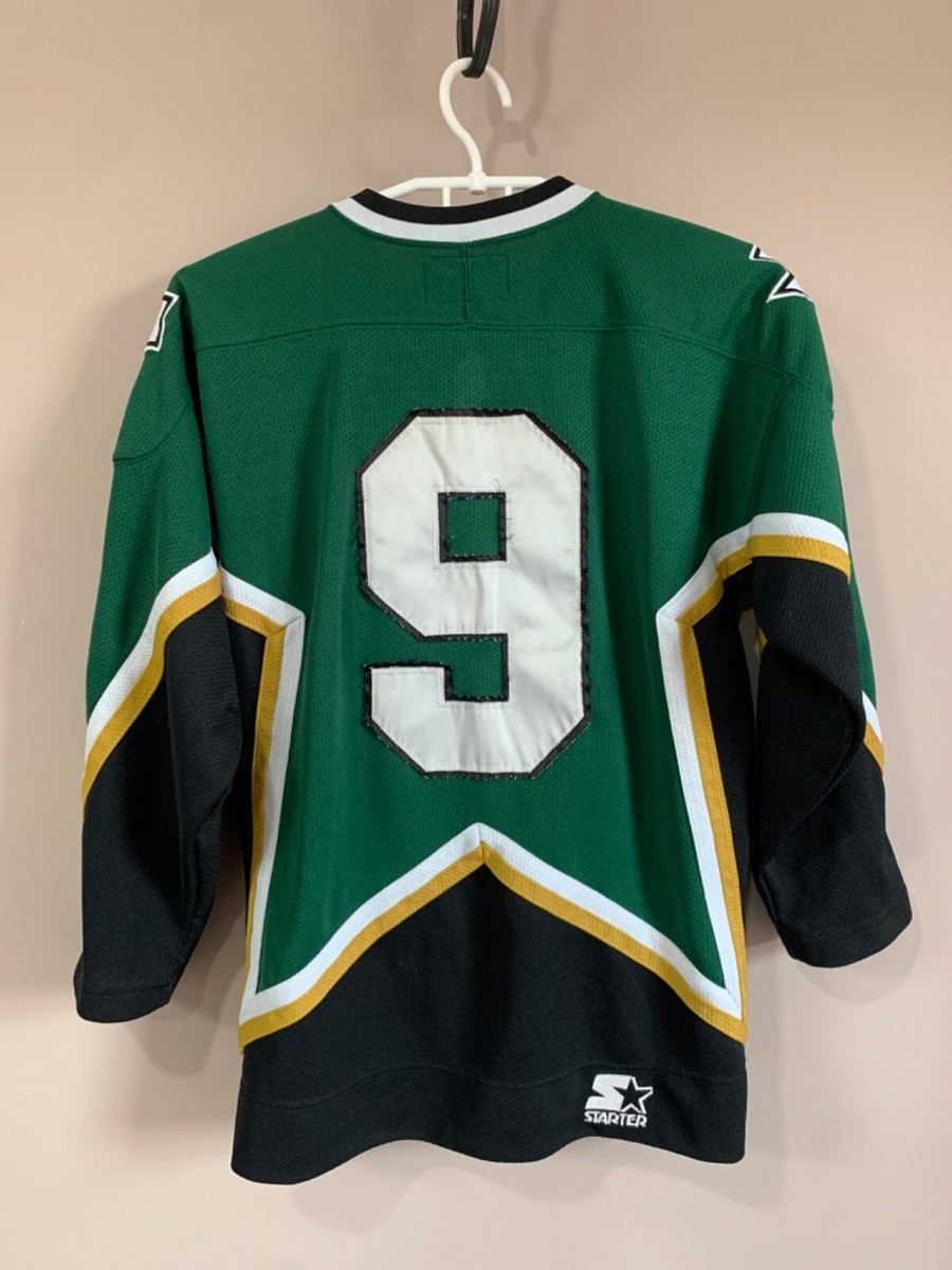 STARTER - 【STARTER】NHL Dallas Stars ゲームシャツ A-3443 Dallas Stars Vintage NHL Hockey Jersey Starter Size Children