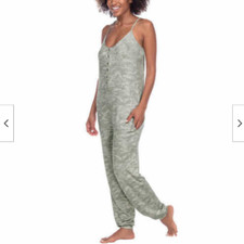 HONEYDEW WOMEN'S INTIMATES SLEEP JUMPSUIT GREY CAMO MEDIUM NWT