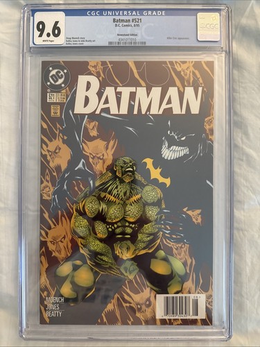 BATMAN #521 CGC 9.6 DC COMICS 1995 Killer Croc Appearance ULTRA RARE NEWSSTAND