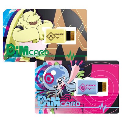 PSL Dim Card -V2- Angoramon & Jerrymon for Bandai Vital Breath