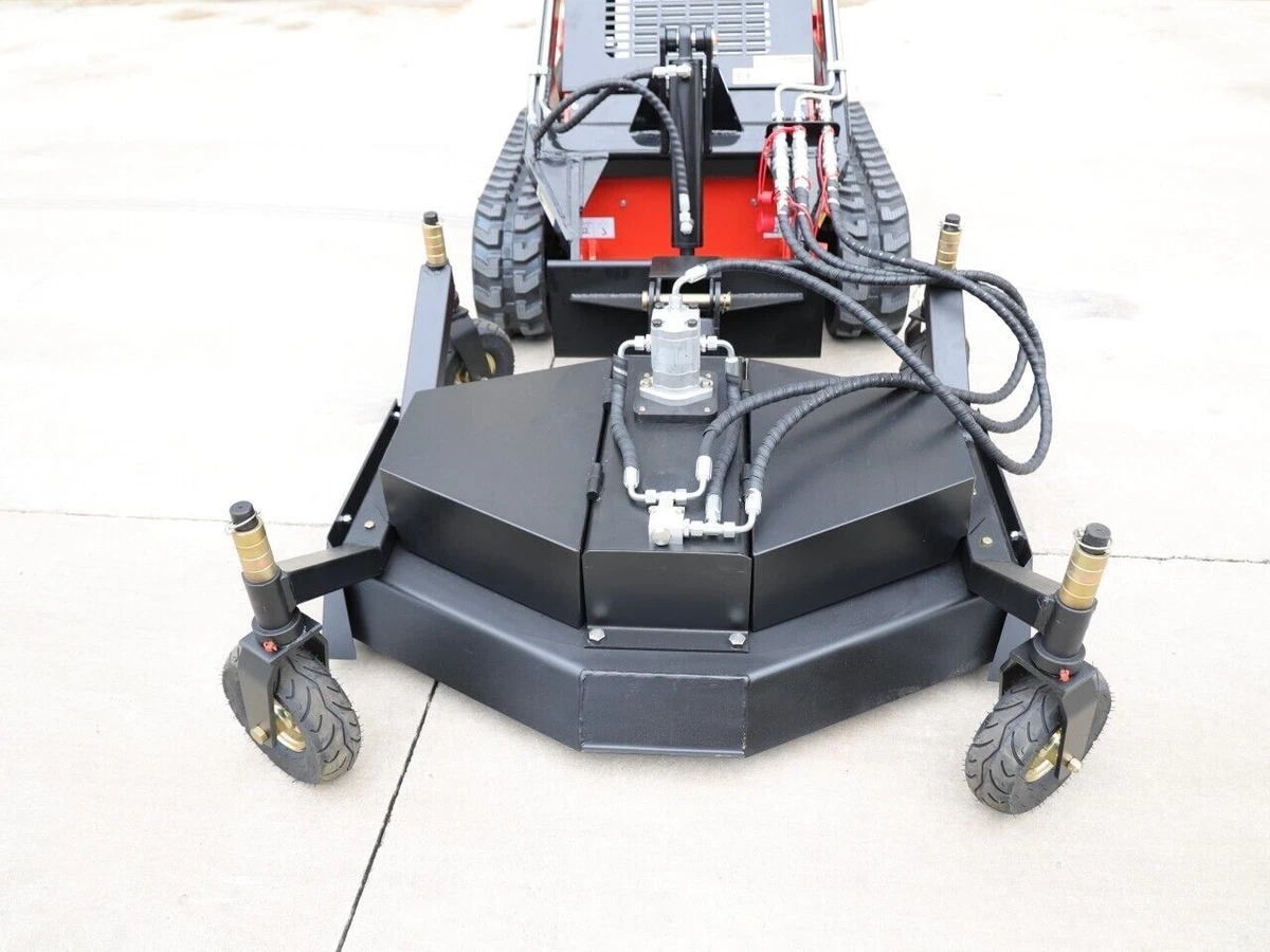 TYPHON Mini Skid Steer Attachement Lawn Mower Hydraulic 3 Blade
