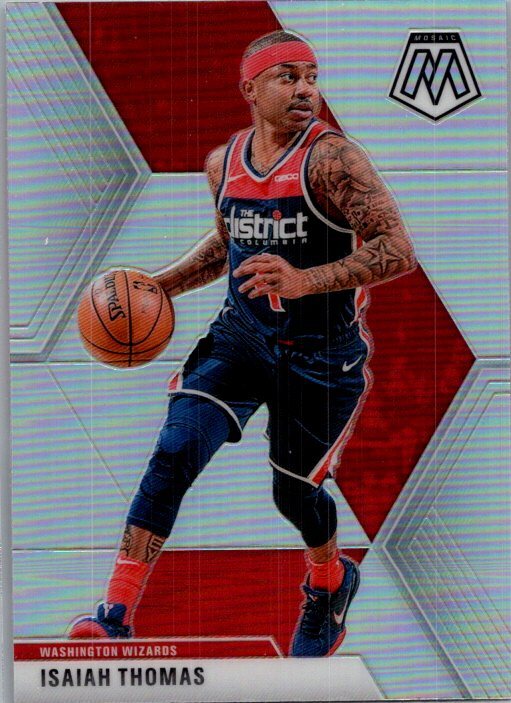 2019-20 Panini Mosaic #152 Isaiah Thomas Silver Prizm