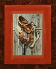 Saddle & Blanket Watercolor