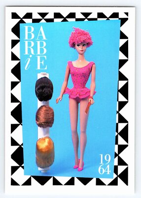 1964 MISS BARBIE 1990 First Edition Barbie Doll Trading Card B132