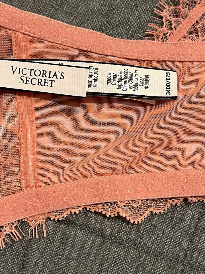 Reggiseno Victoria’s Secret Dream Angels LOTTO 34DD push up senza imbottitura sexy nuovo VS - Immagine 3 di 4