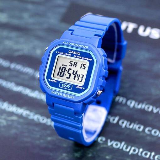 Casio LA-20WH-2A Women's Resin Digital Wrist Watch Student | eBay