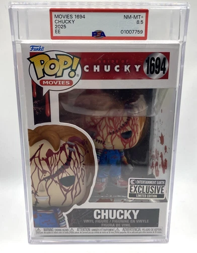 Chucky "Bride of Chucky" (Bloody) Movies 1694 Limeted EditionFunko Pop! PSA 8.5