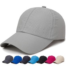 Men  s Quick Dry Running Cap Lightweight Breathable Sun Hat Outdoor Baseball