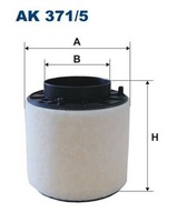 Luftfilter Filtron AK 371/5 Filtereinsatz FüR 8RB 8TA A4 Q5 8K2 8T3 8K5 A5 Audi