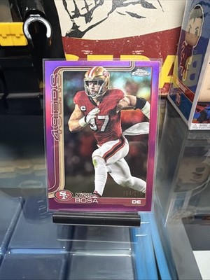 2025 Topps Chrome - Nick Bosa Pink Refractor /250 | eBay