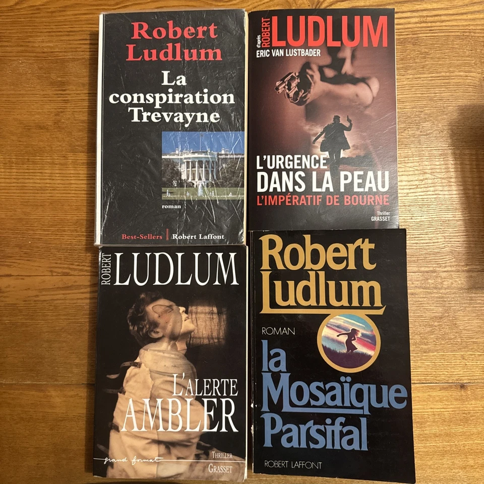LOT DE 12 LIVRES DE POCHE ET ROMANS I ROBERT LUDLUM I BON ÉTAT - Photo 3/3