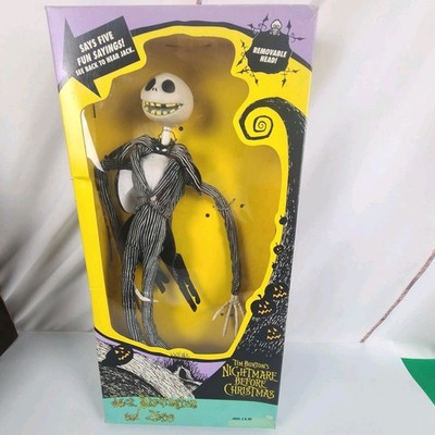 Nightmare Before Christmas Talking Jack  1993. Missing Zero