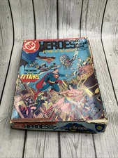 DC Heroes Role Playing Game RPG Boxed Set 1985 by Mayfair Games Incomplete 