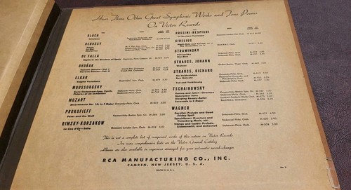 Ravel BOLERO; 2 Record Set; 12" 78RPM; Boston "Pops" Orchestra; Victor Red Seal - Picture 7 of 8