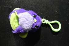 Preowned Hatchimals 3.5-Inch Mini Plush Clip-On Purple Dragon Bird Dinosaur